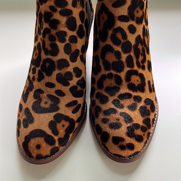 NIB Madewell Regan Boot in Leopard Calf Hair - Picture 7 of 11